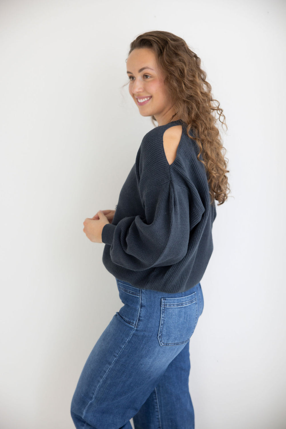 Hera Cold Shoulder Sweater