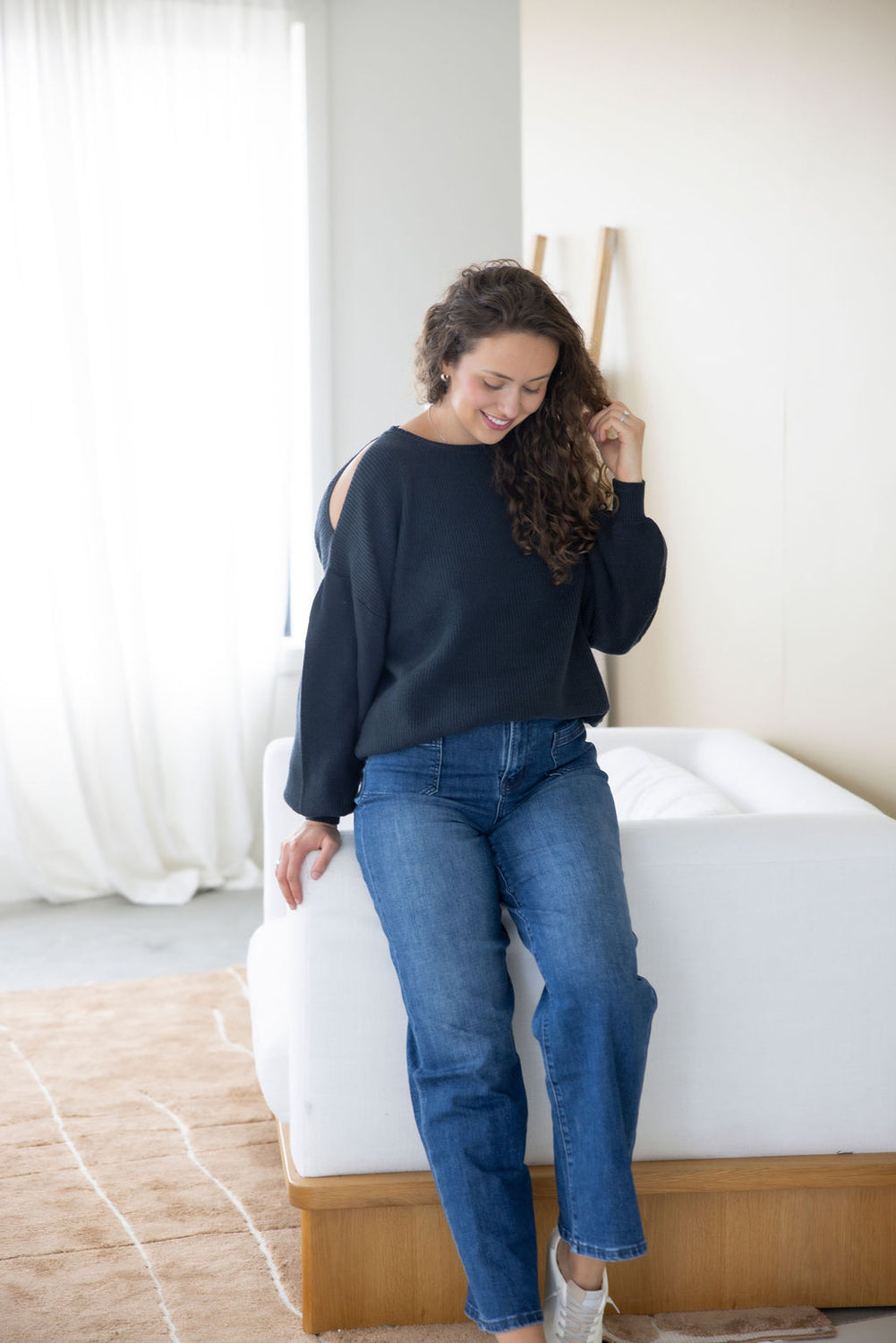 Hera Cold Shoulder Sweater