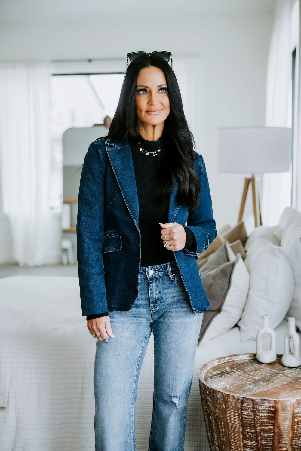 Bri Denim Blazer