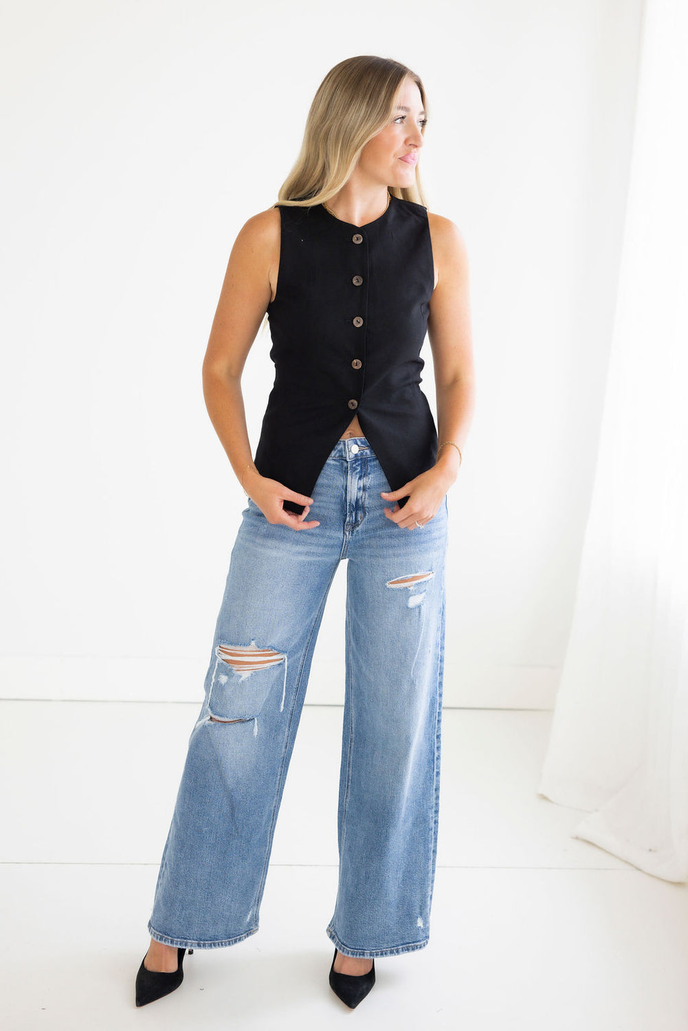 Parker Button Down Vest
