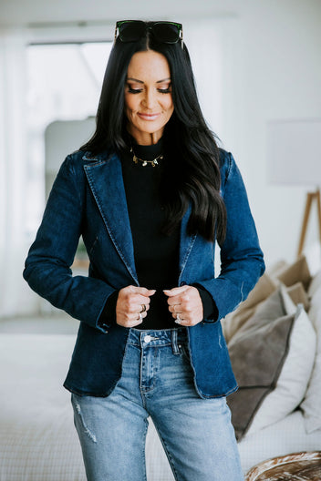 Bri Denim Blazer