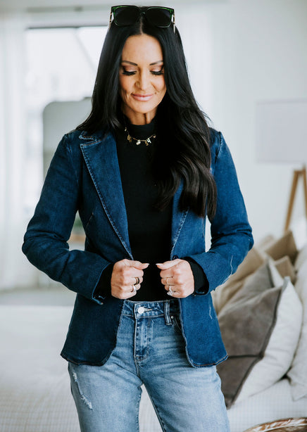 Bri Denim Blazer product view