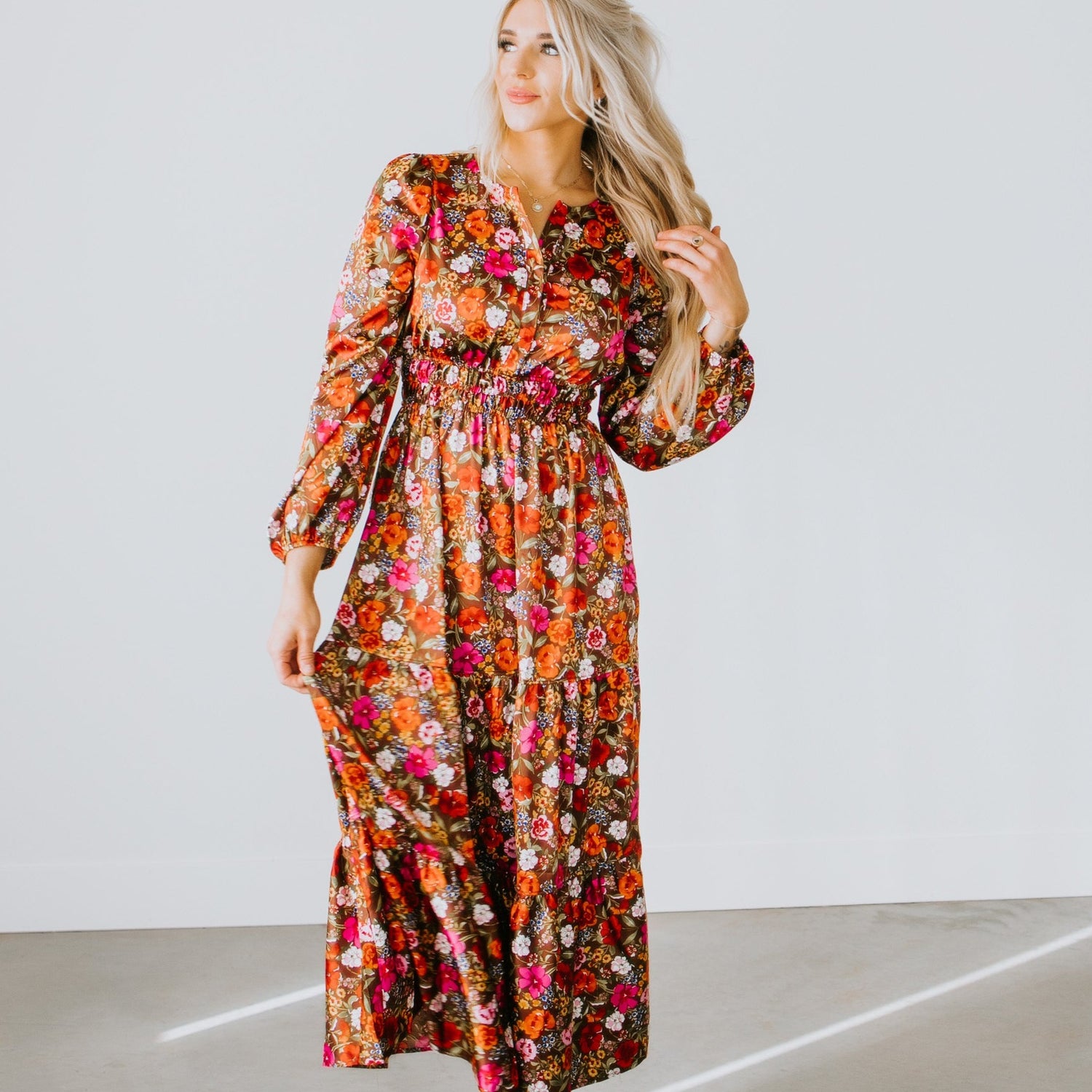 Deja Tiered Floral Dress – Lauriebelles