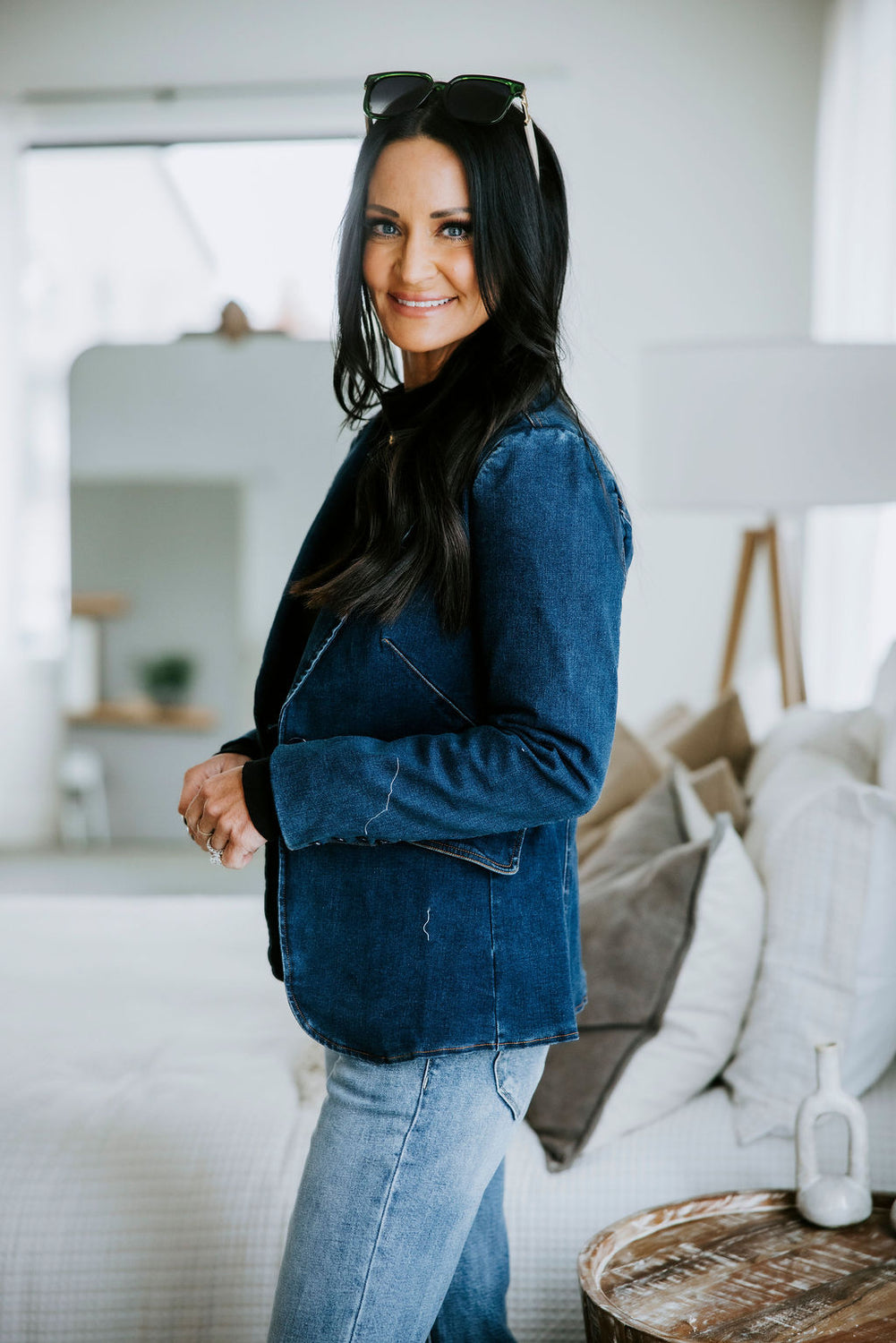 Bri Denim Blazer