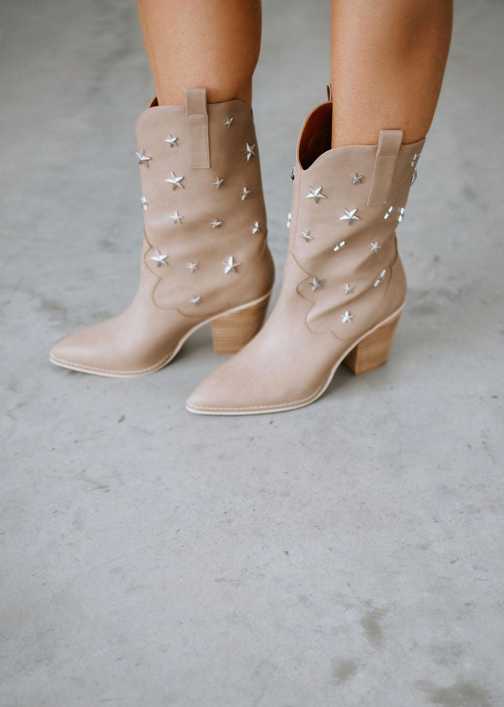 Star Studded Western Booties