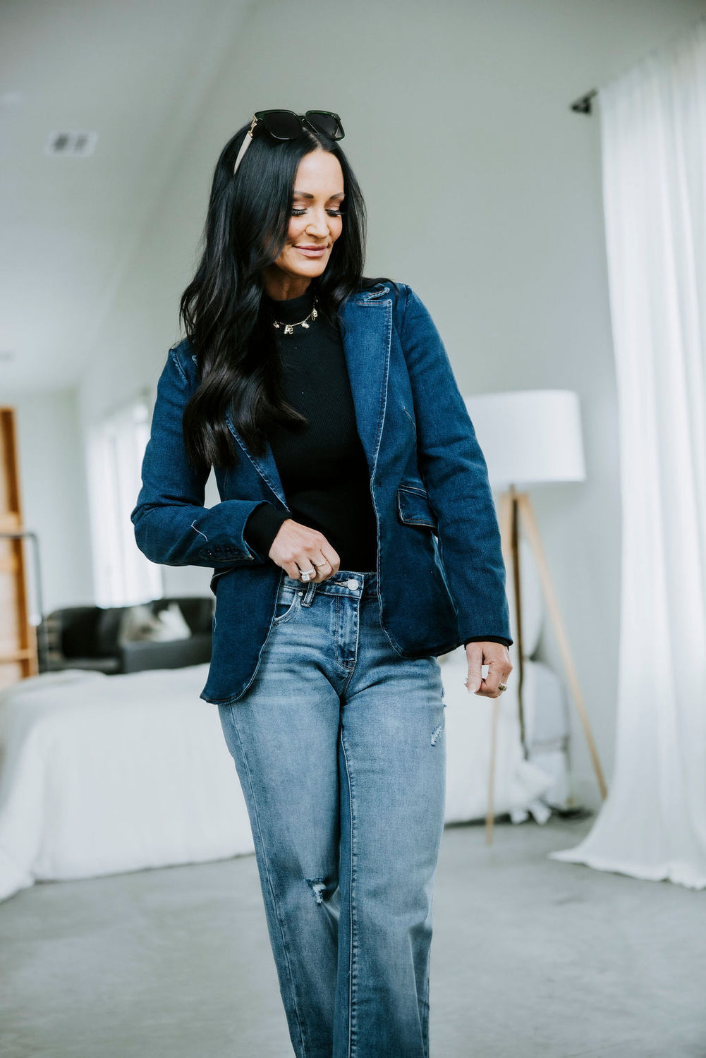 Bri Denim Blazer