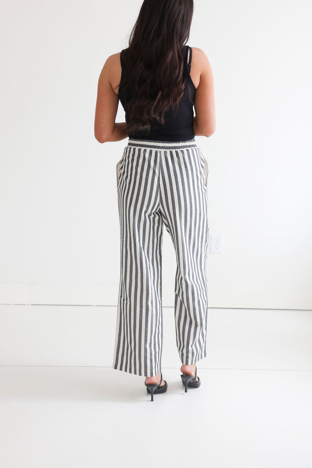Addison Striped Wide Leg Pants