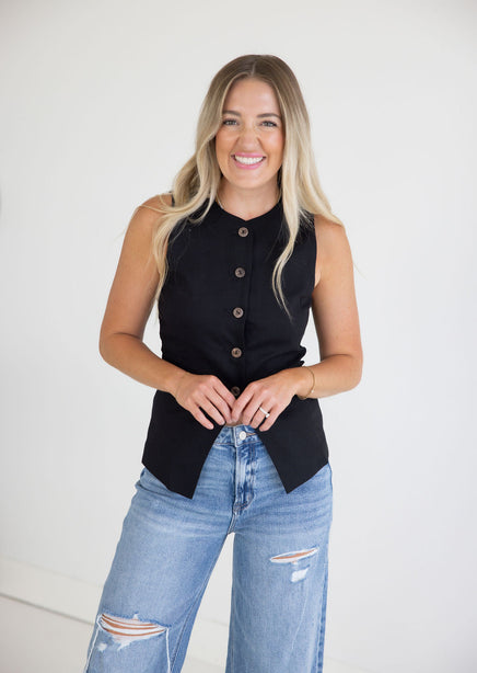 Parker Button Down Vest product view