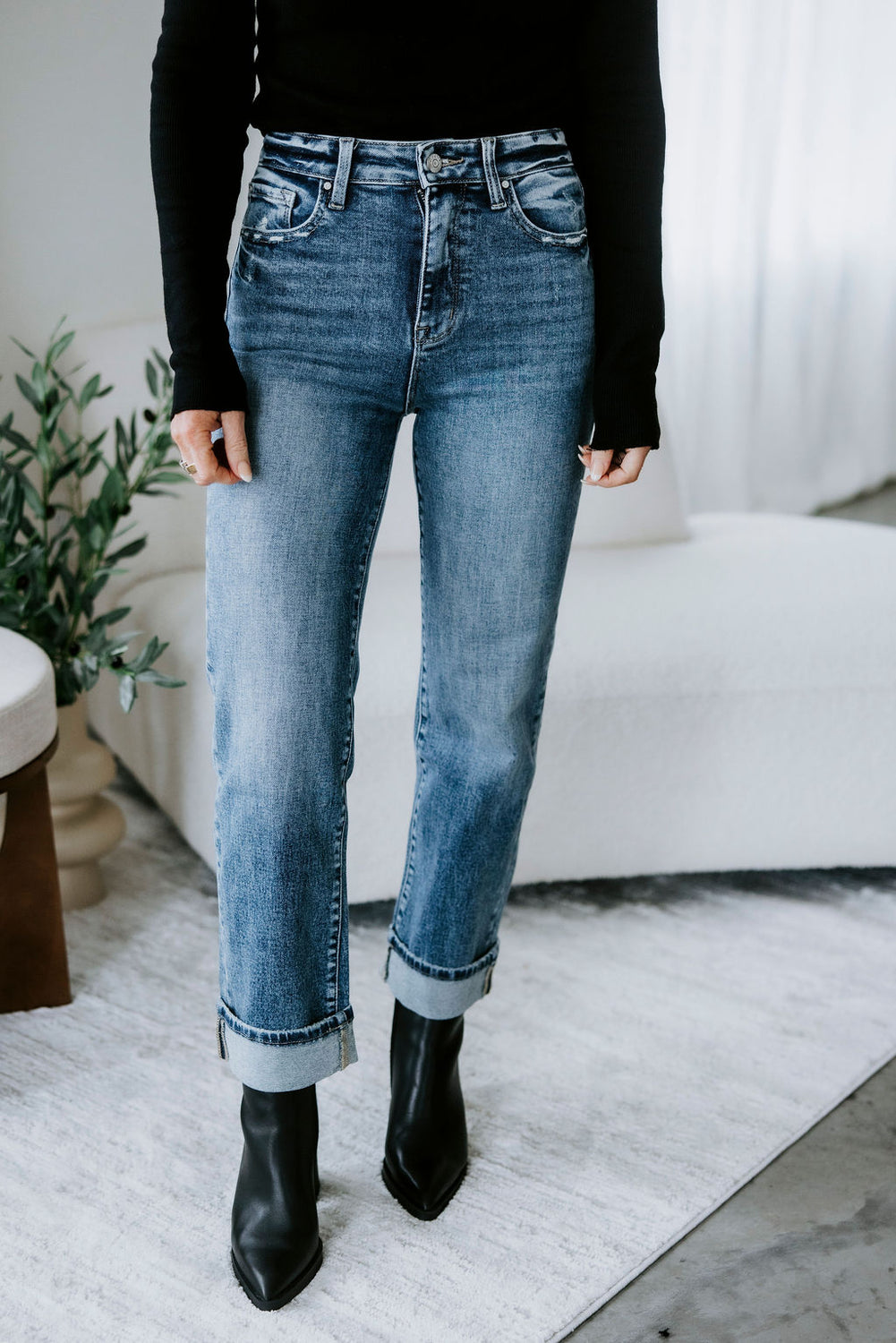 Martie Petra Cuffed Straight Jeans
