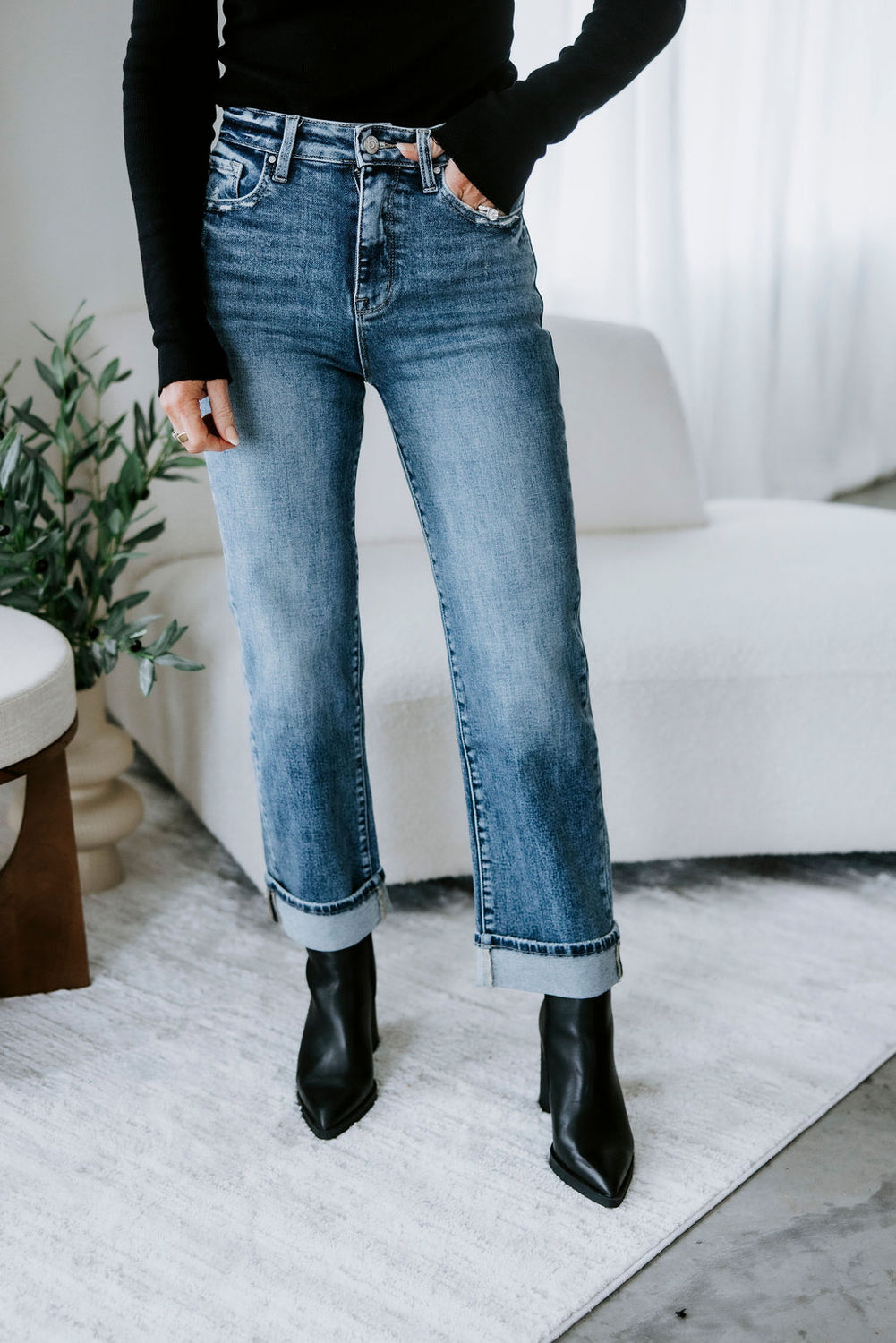 Martie Petra Cuffed Straight Jeans