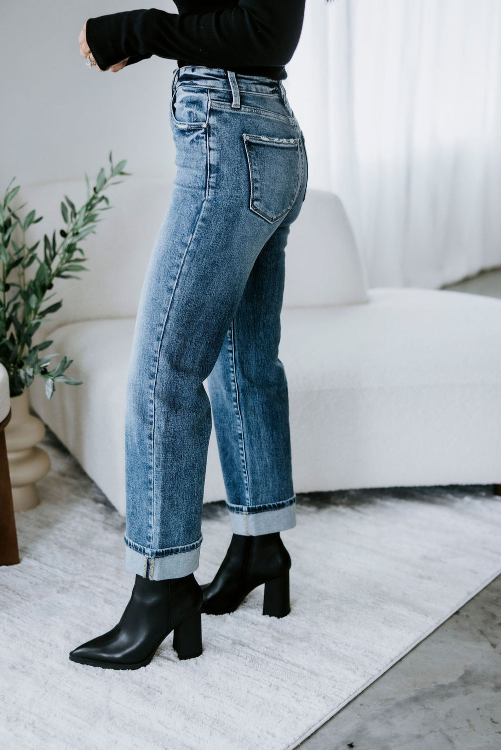 Martie Petra Cuffed Straight Jeans