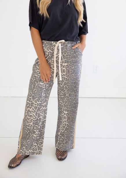 Dalia Leopard Track Pant product view