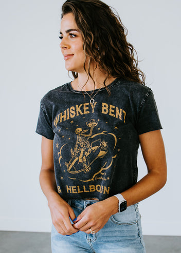 Whiskey Bent Crop Tee