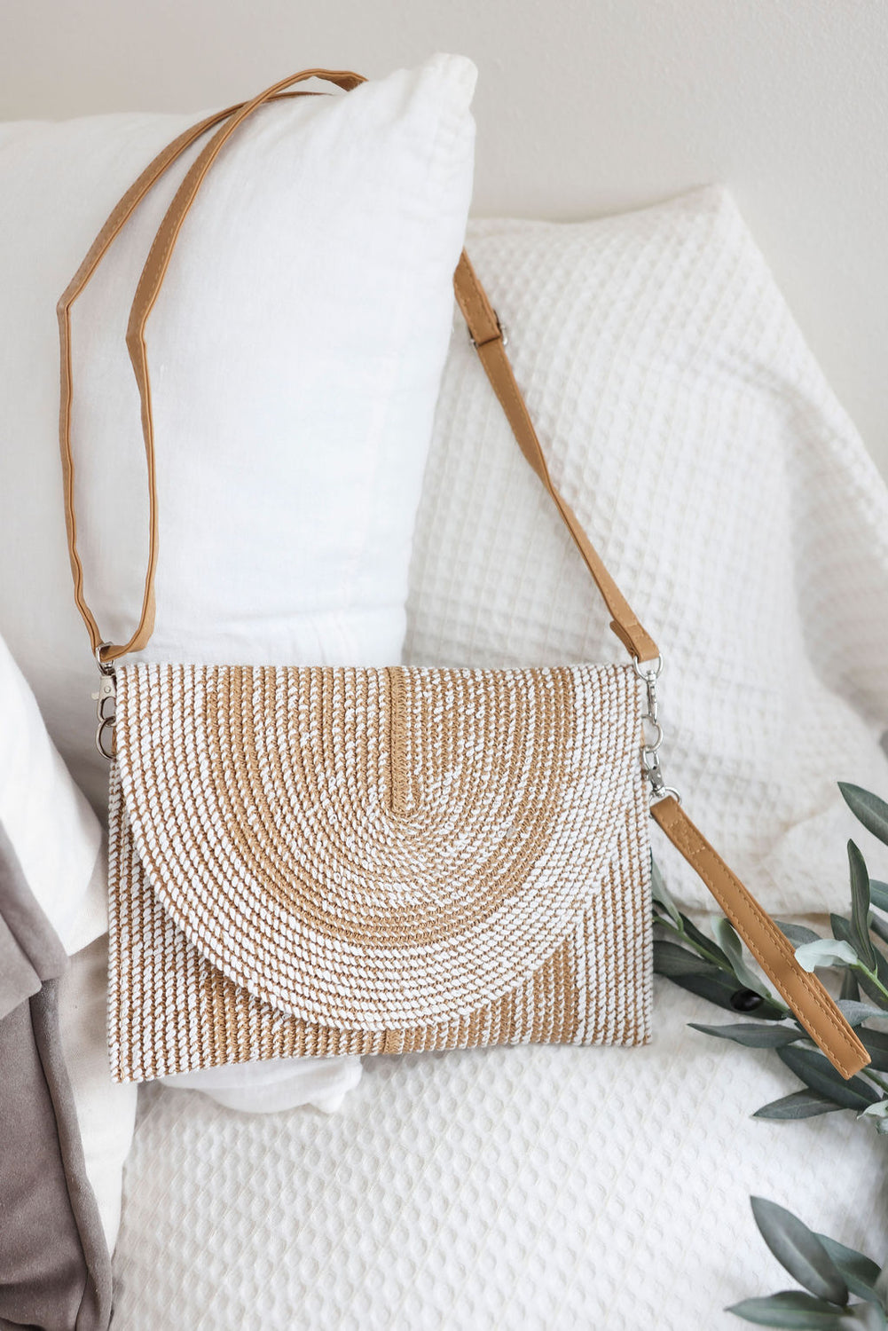 Woven Envelope Clutch