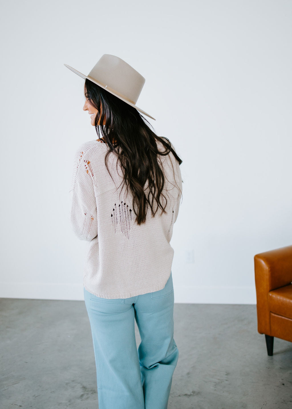 Rhena Distressed Sweater