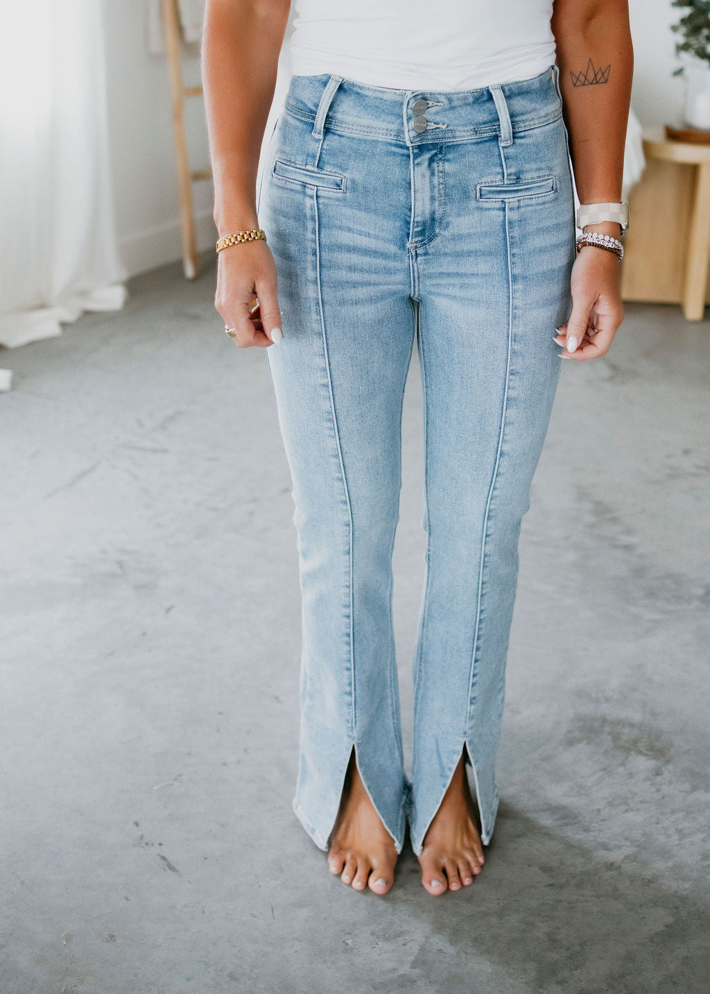 Nia Risen Straight Leg Jean