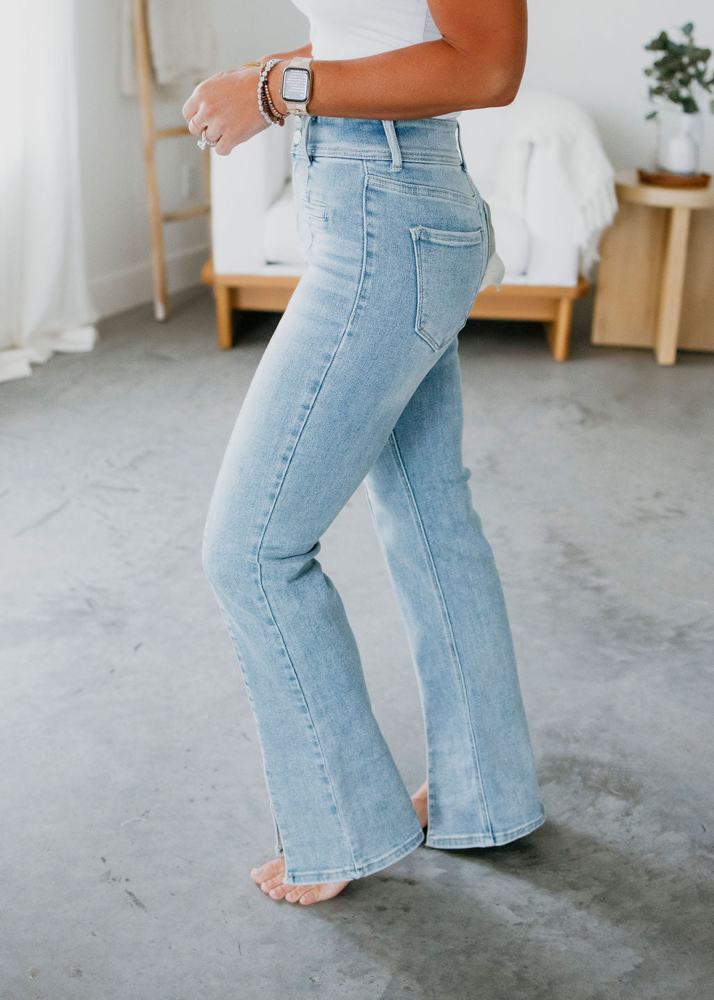 Nia Risen Straight Leg Jean