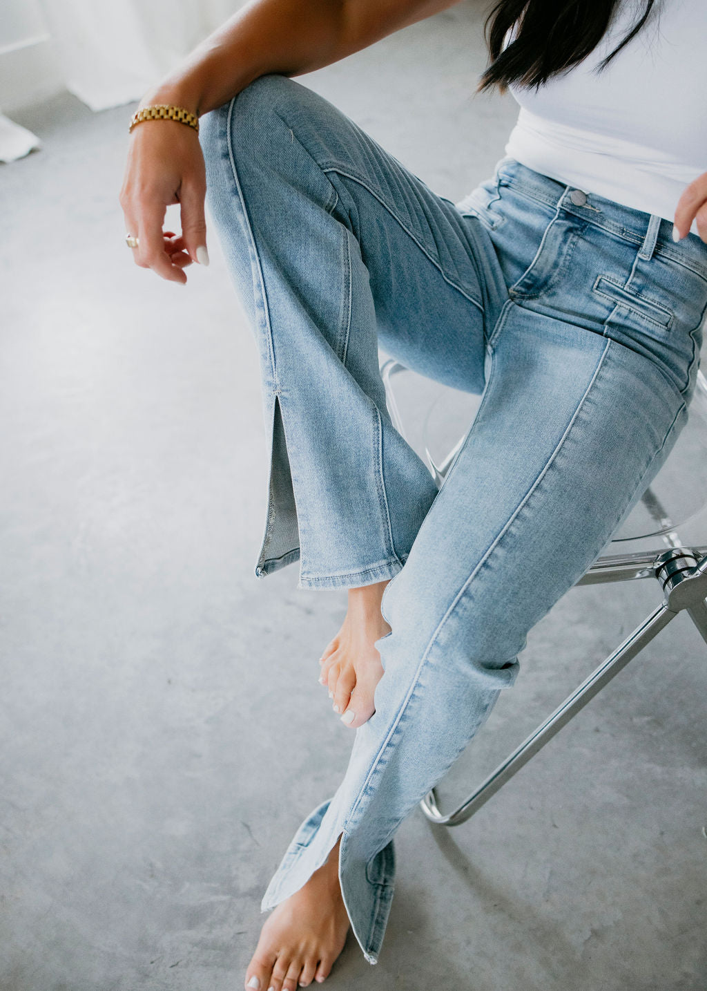 Nia Risen Straight Leg Jean