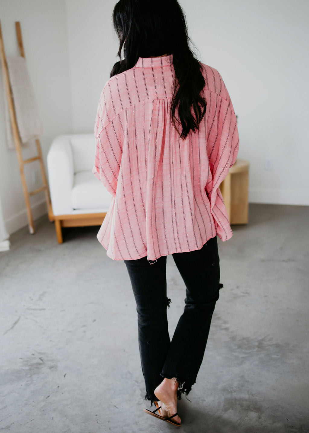 Nina Oversized Woven Top