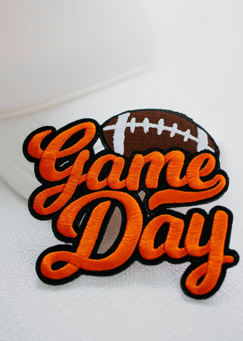 Orange Game Day Patch