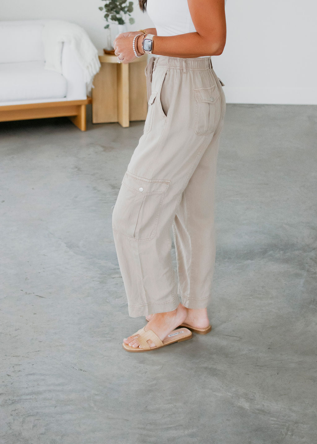 Liz Risen Tencel Cargo Pants