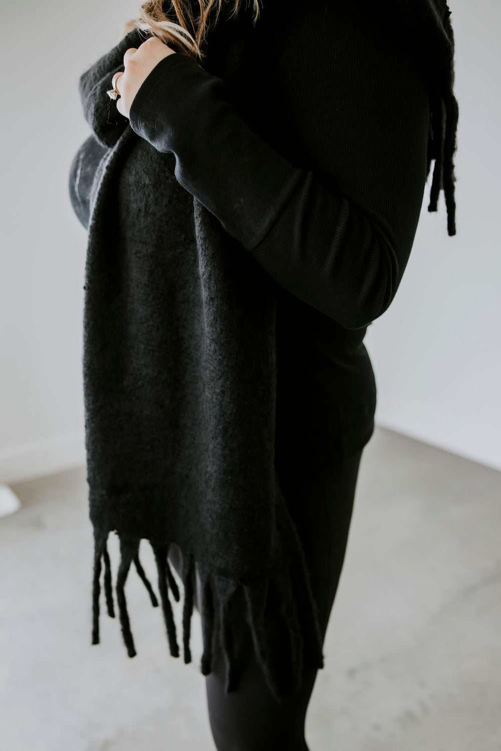 Braided Tassel Scarf