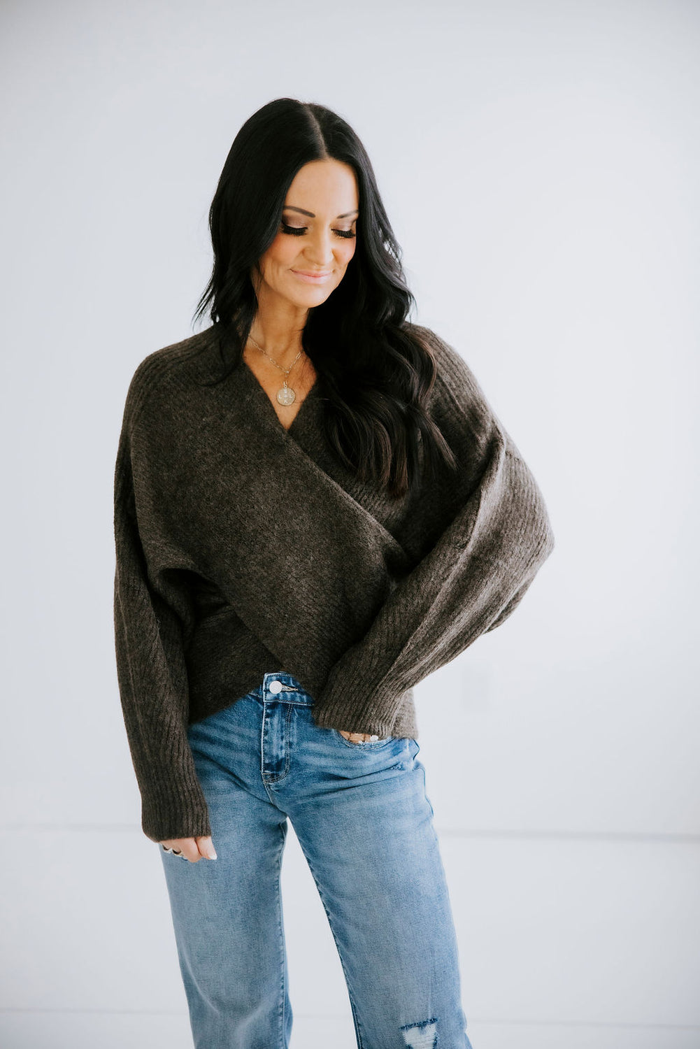 Royce Knit Wrapped Sweater