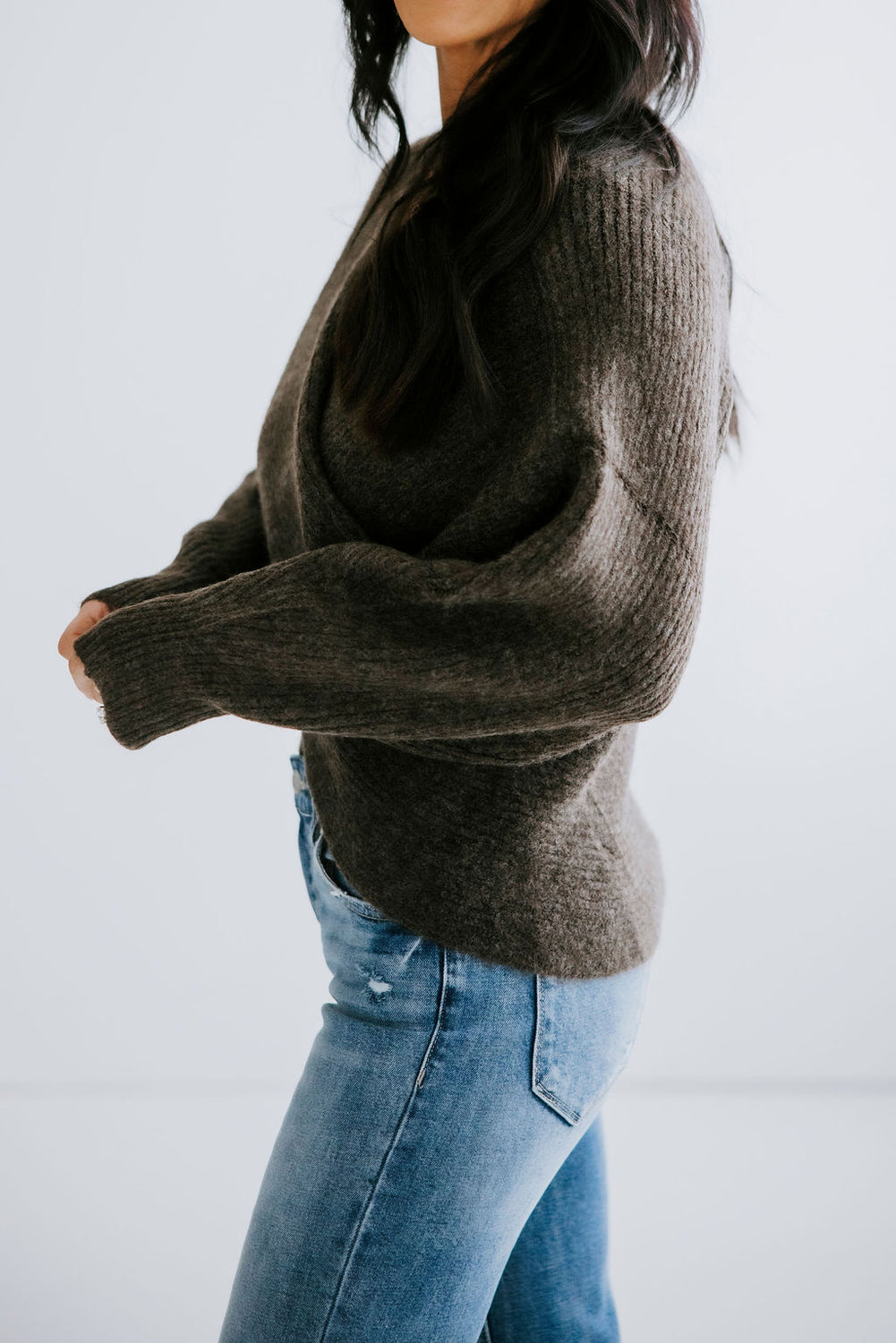 Royce Knit Wrapped Sweater