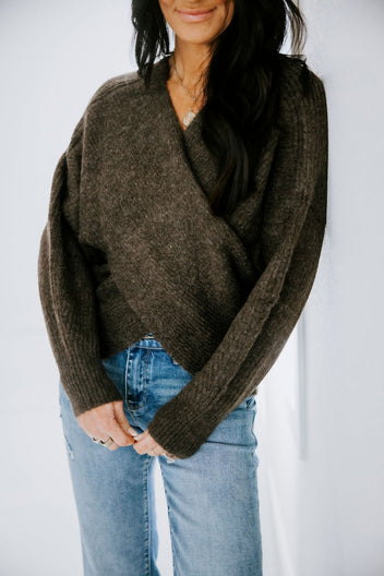 Royce Knit Wrapped Sweater