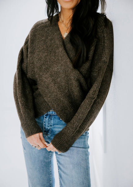 Royce Knit Wrapped Sweater product view