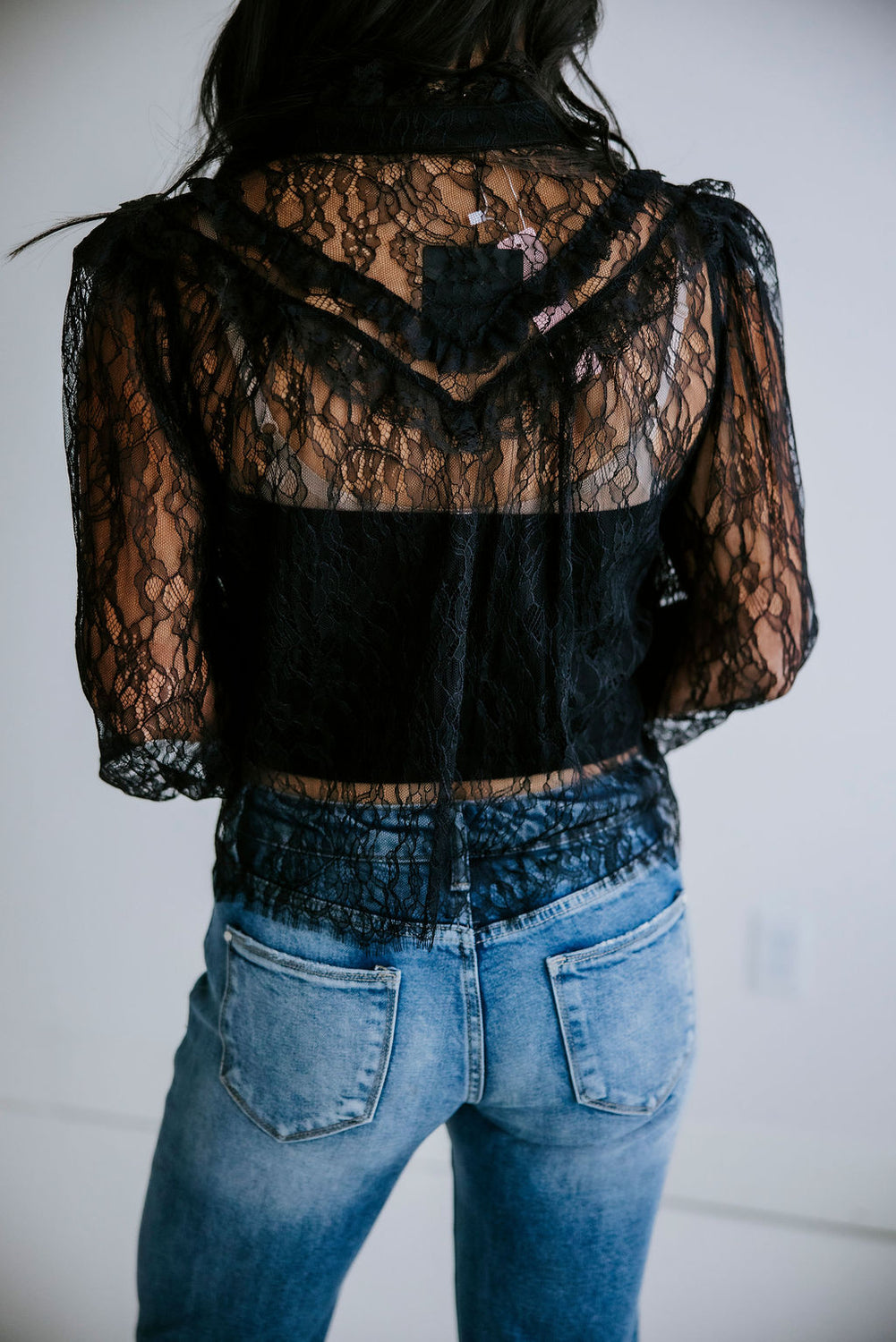 Estelle Sheer Lace Blouse