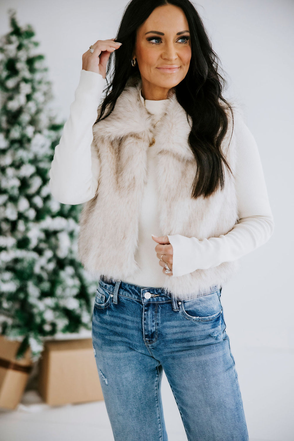 Quiet Luxe Fur Vest