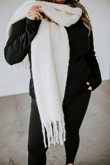 Braided Tassel Scarf