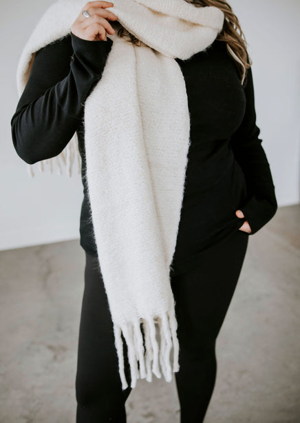 Braided Tassel Scarf product view