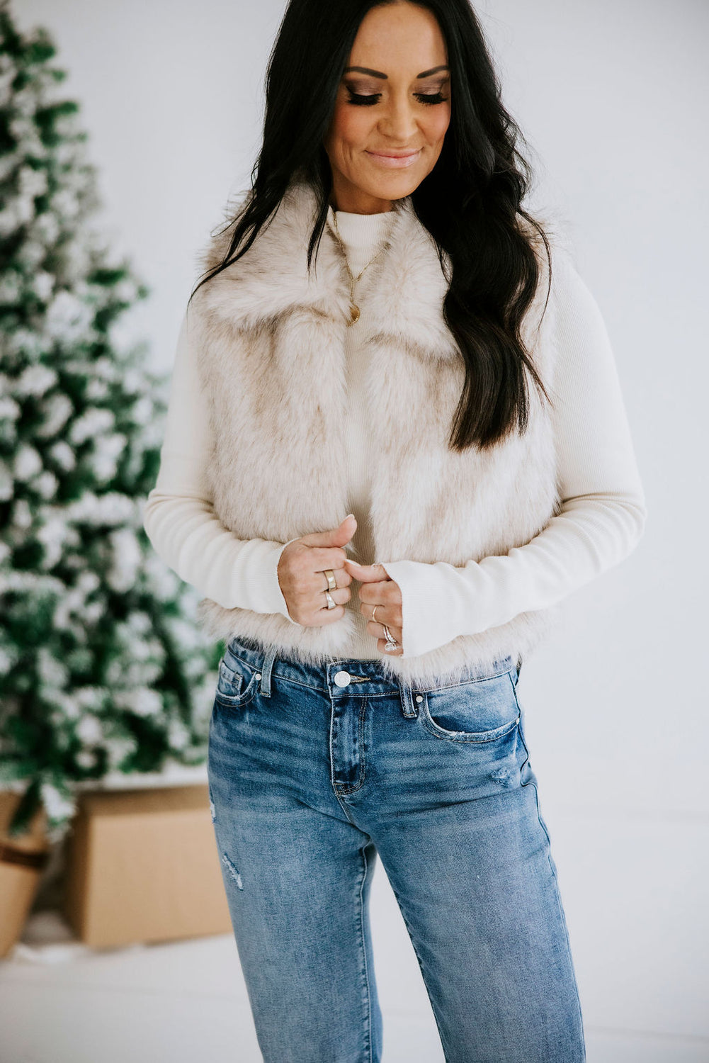 Quiet Luxe Fur Vest