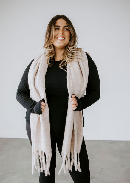 Braided Tassel Scarf product view