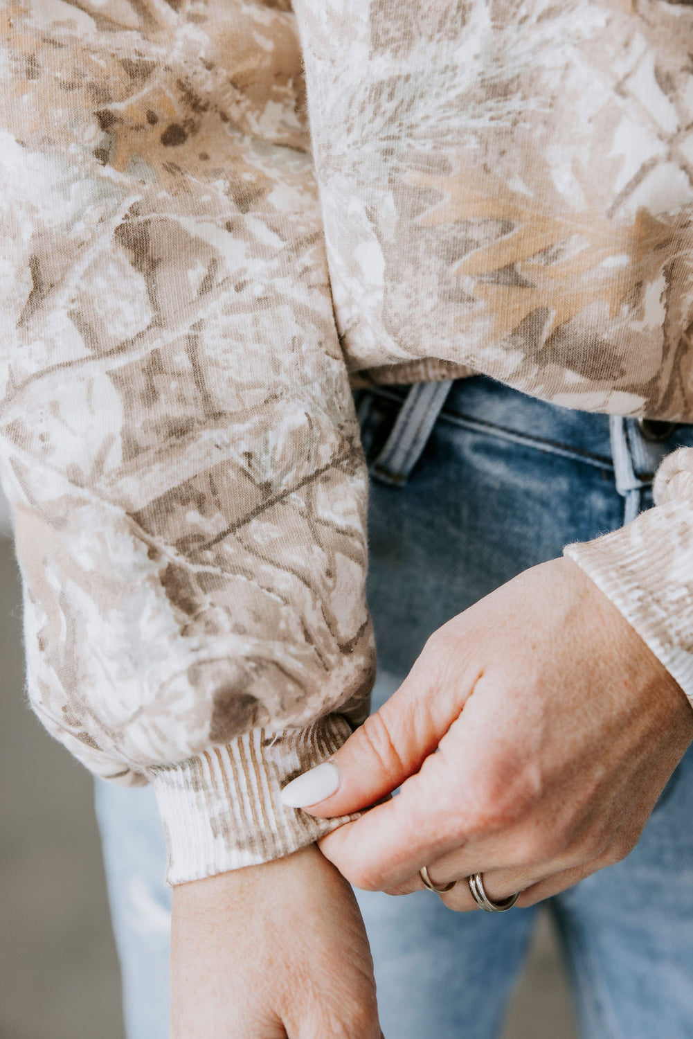 Buttercream Camo Crew by Lily & Lottie