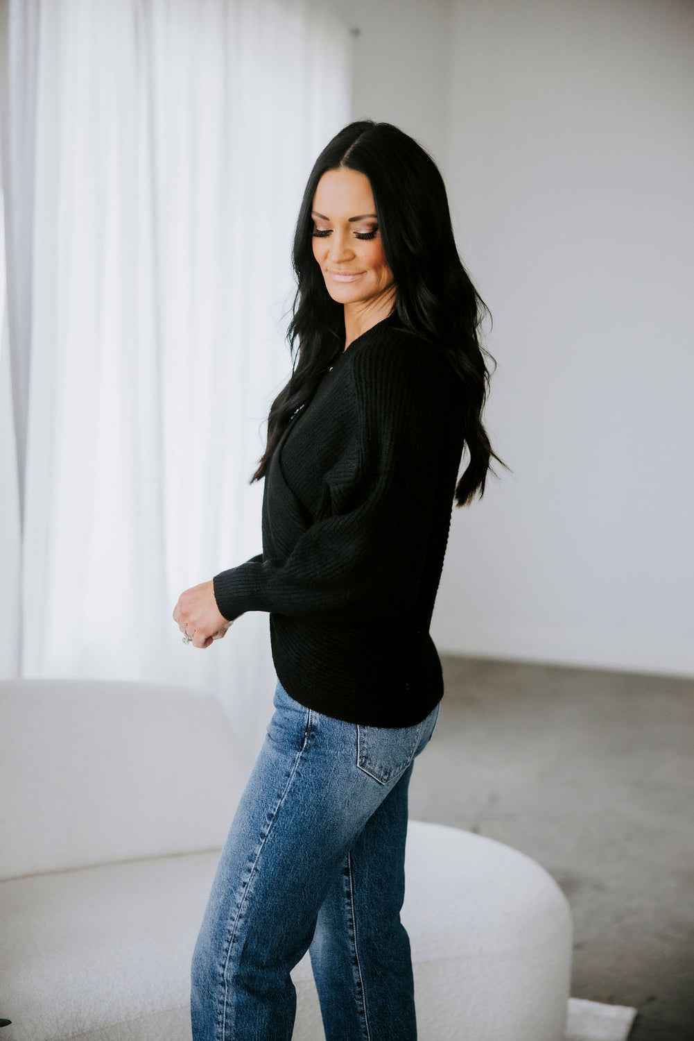 Royce Knit Wrapped Sweater