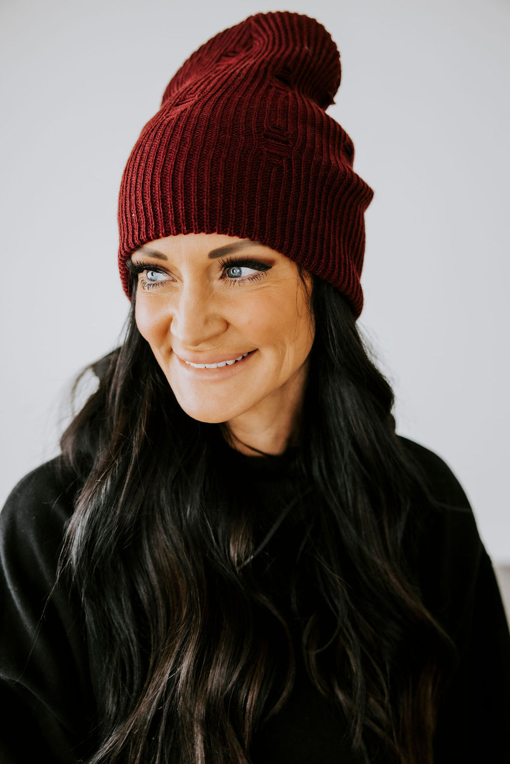 Coastline Distressed Vintage Beanie