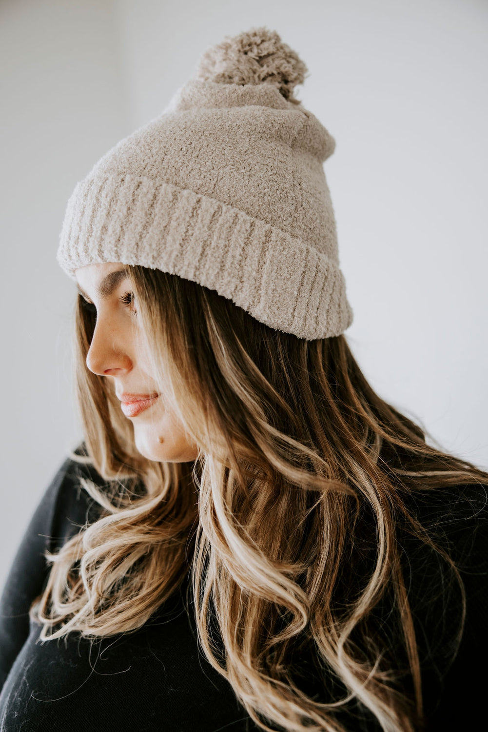 Frostline Boucle Pom Beanie