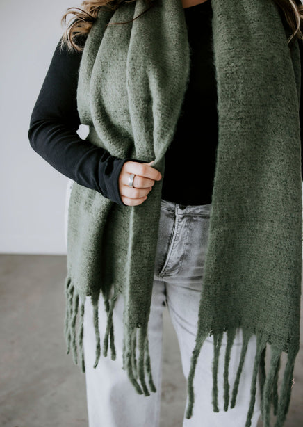 Braided Tassel Scarf product view