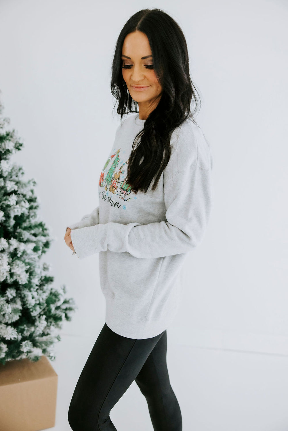 Tis The Season Grinch Graphic Crew