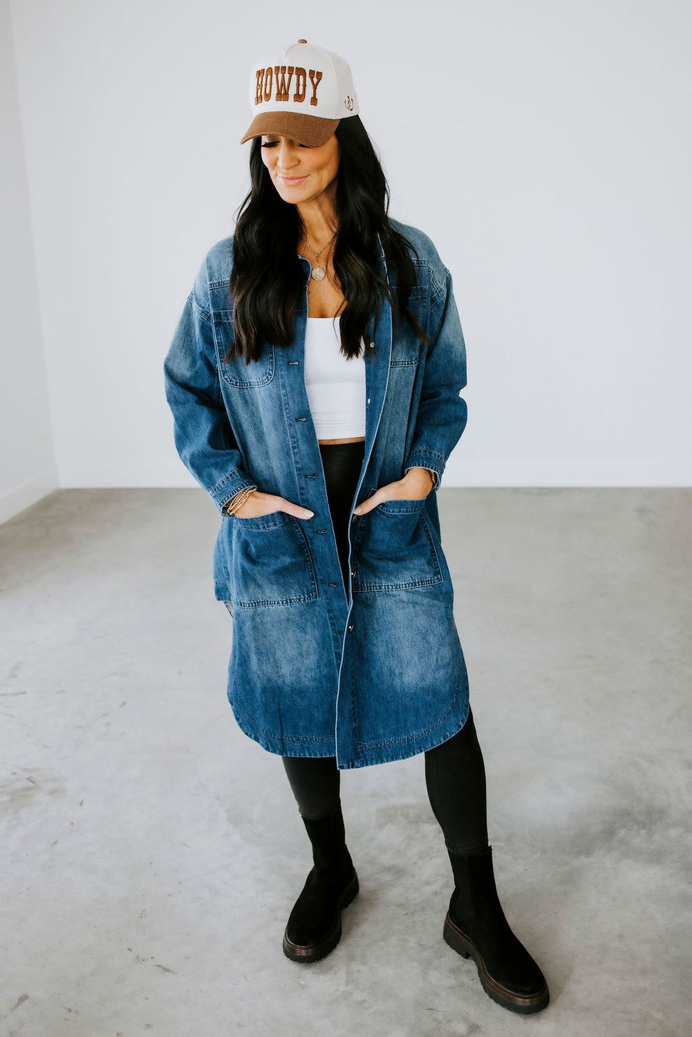 Kaidon Long Denim Coat