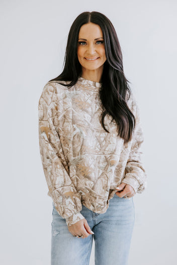 Buttercream Camo Crew by Lily & Lottie