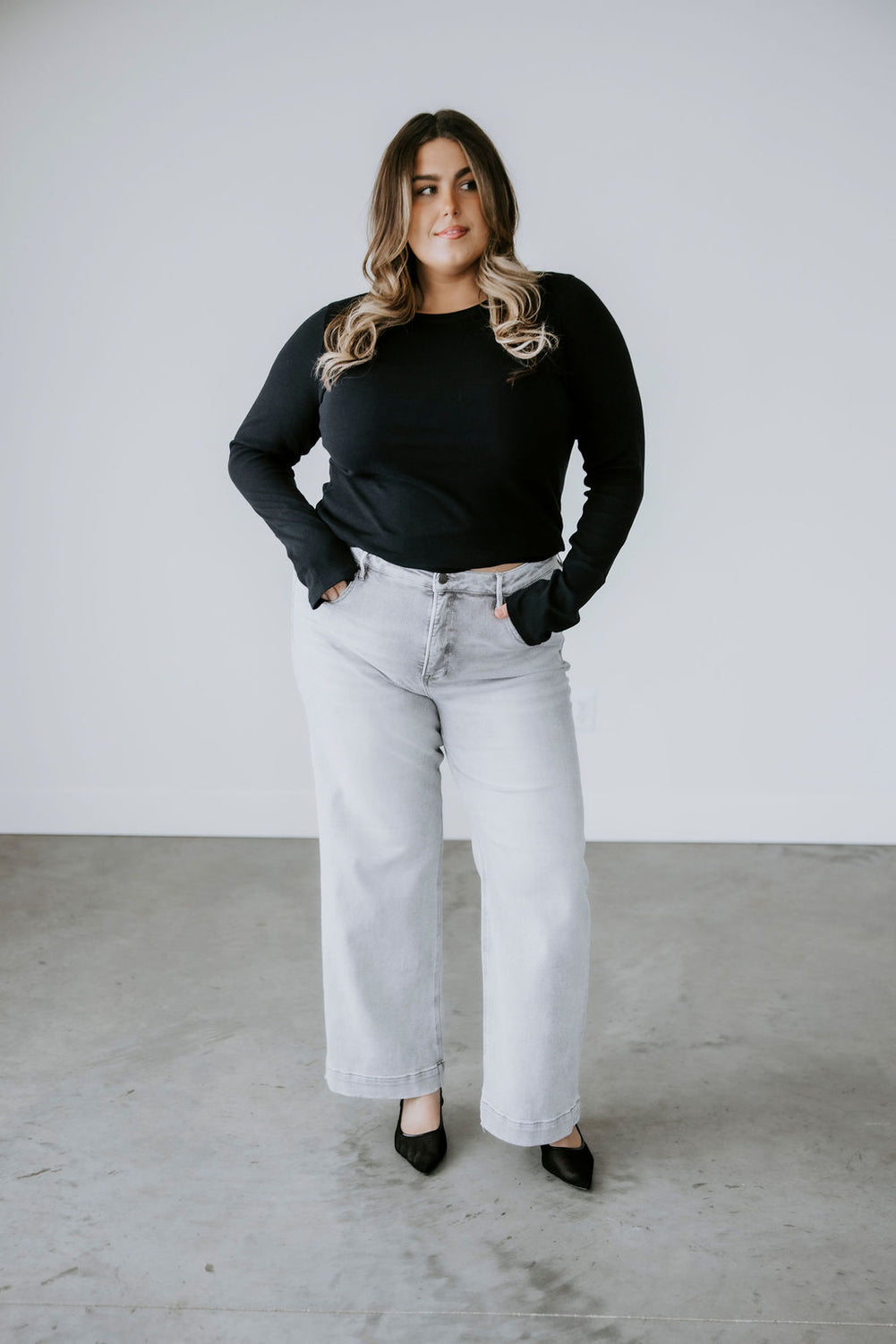 Sabrena Risen Wide Leg Jeans