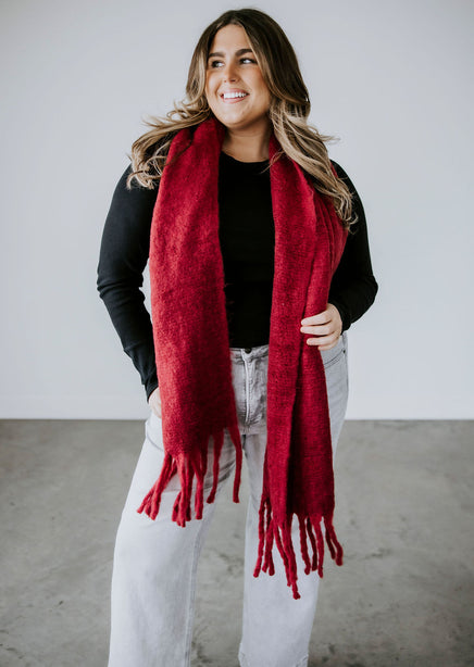 Braided Tassel Scarf product view