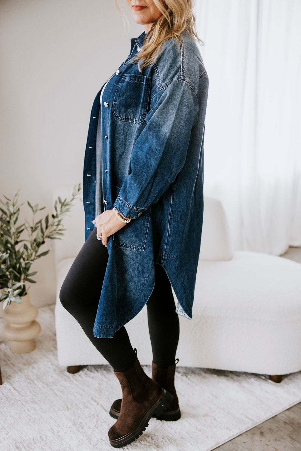 Kaidon Long Denim Coat