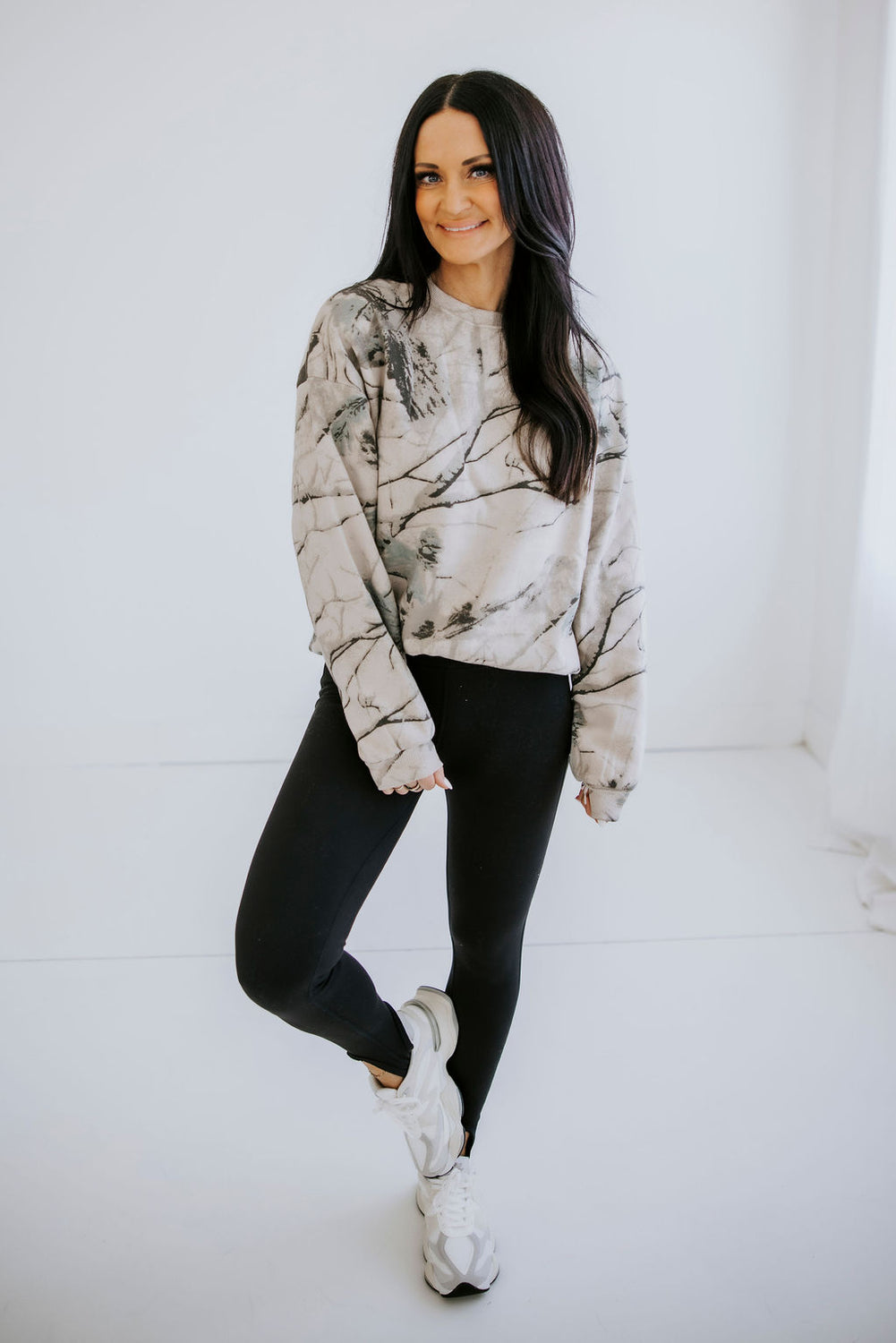 Mist Dune Camo Crew by Lily & Lottie