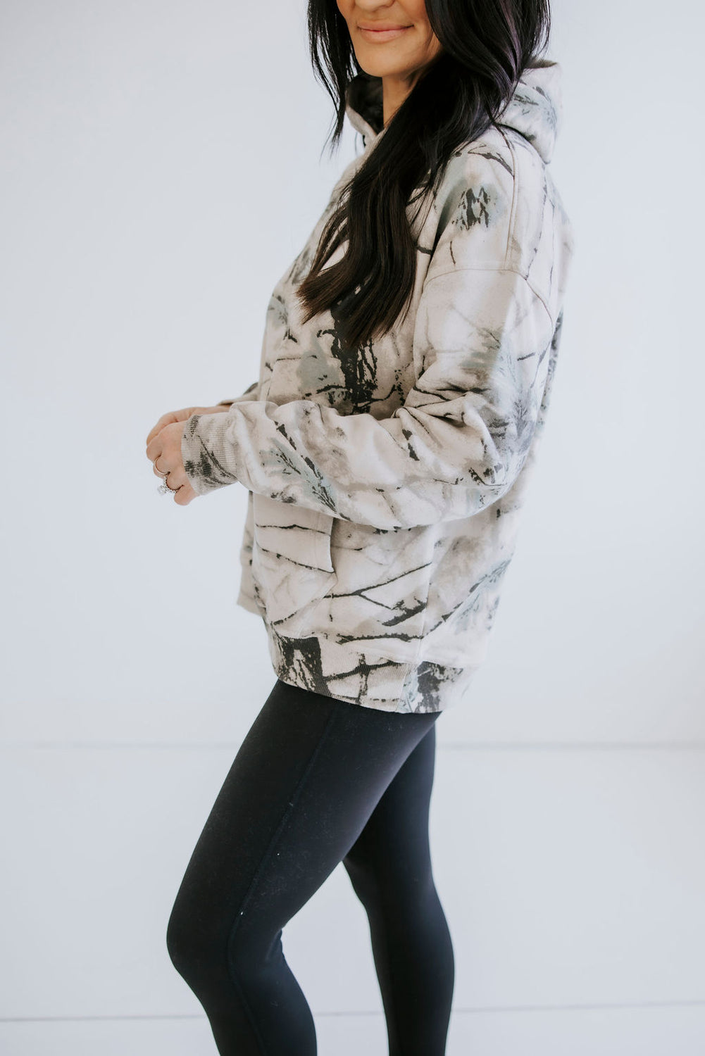 Mist Dune Camo Hoodie by Lily & Lottie