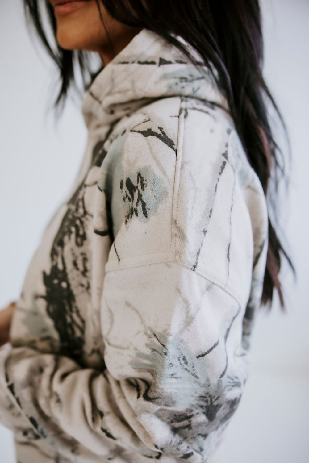 Mist Dune Camo Hoodie by Lily & Lottie